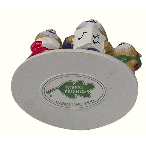 Avon Forest Friends Carolling Trio Mini Figurine The Gift Collection - Picture 3 of 7